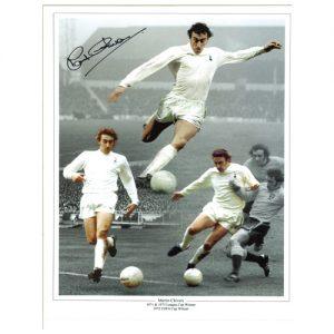 Martin Chivers Signed Photo Montage