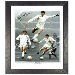 Martin Chivers Framed Signed Photo Montage