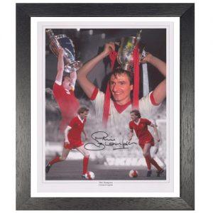 Phil Thompson Framed Signed Liverpool Photo Montage
